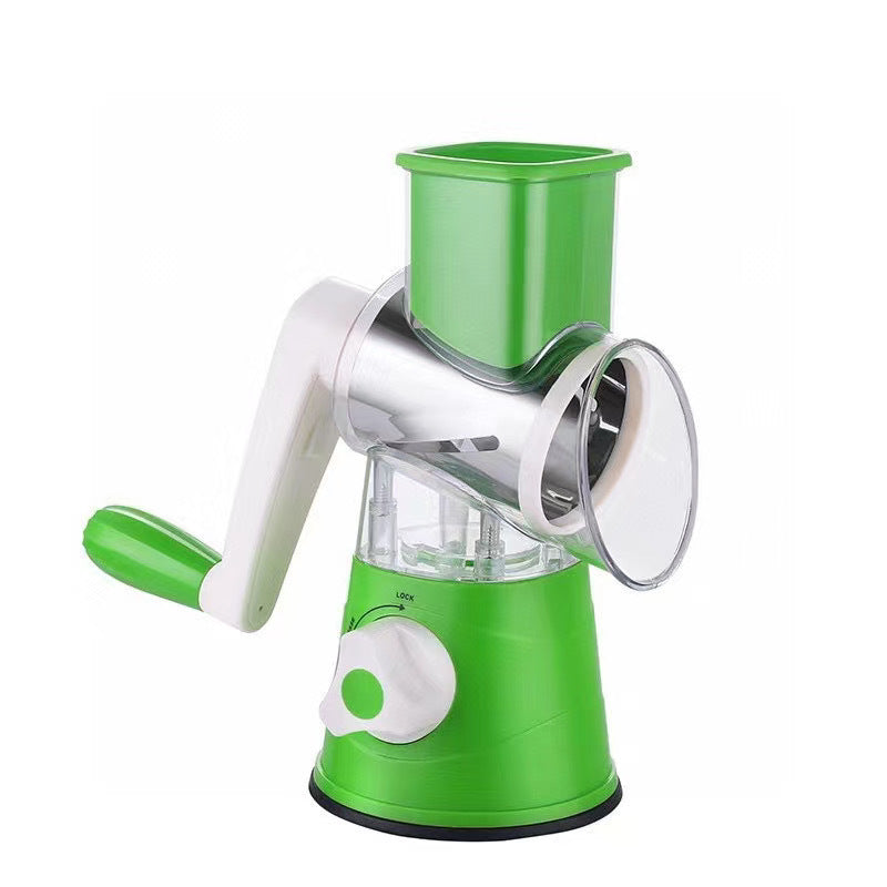SpinSlice 3-in-1 Rotary Veggie Slicer & Cheese Grater